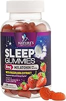 Vista 1 de Sleep Gummies 8mg - Max Strength Melatonin with Passiflora Extract for Restful Sleep - Fast Acting Melatonin Sleep Gummy Supplement for Adults