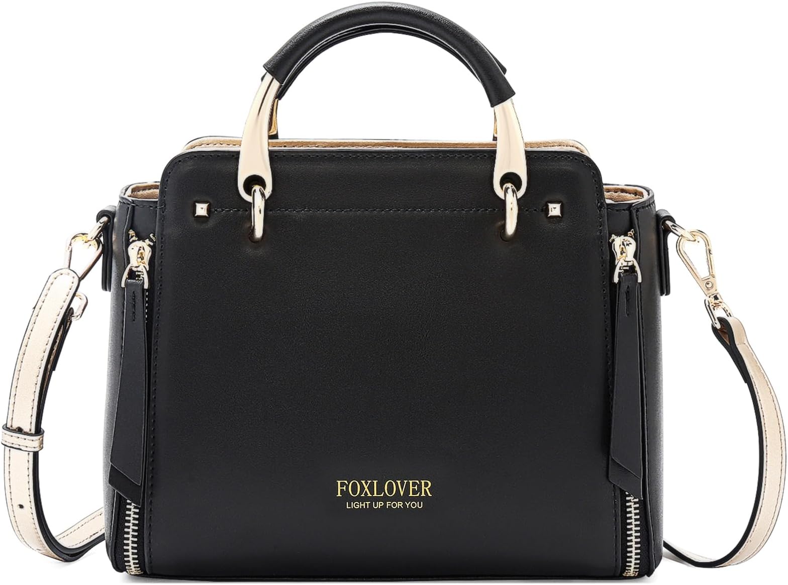 Genuine Leather Satchel Handbags for Women Top-handle Bags Elegant Shoulder Purses