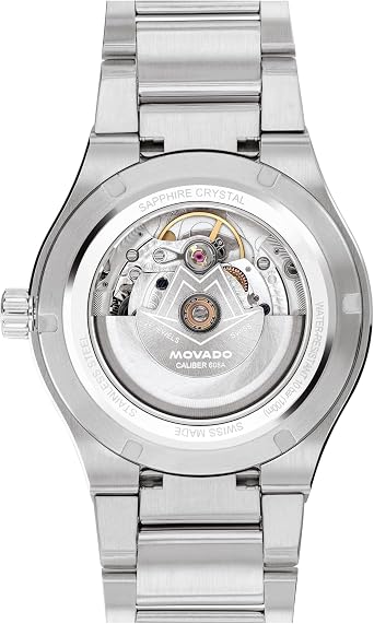 Movado Museum Imperiale Men's Watch - Swiss Automatic, Self-Winding, Stainless Steel Bracelet - Classic, Luxury Fashion Timepiece for Him - 40mm