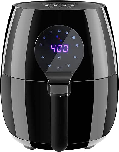 Elite Gourmet EAF5317D Digital 5.3Qt Hot Air Fryer 7 Menu