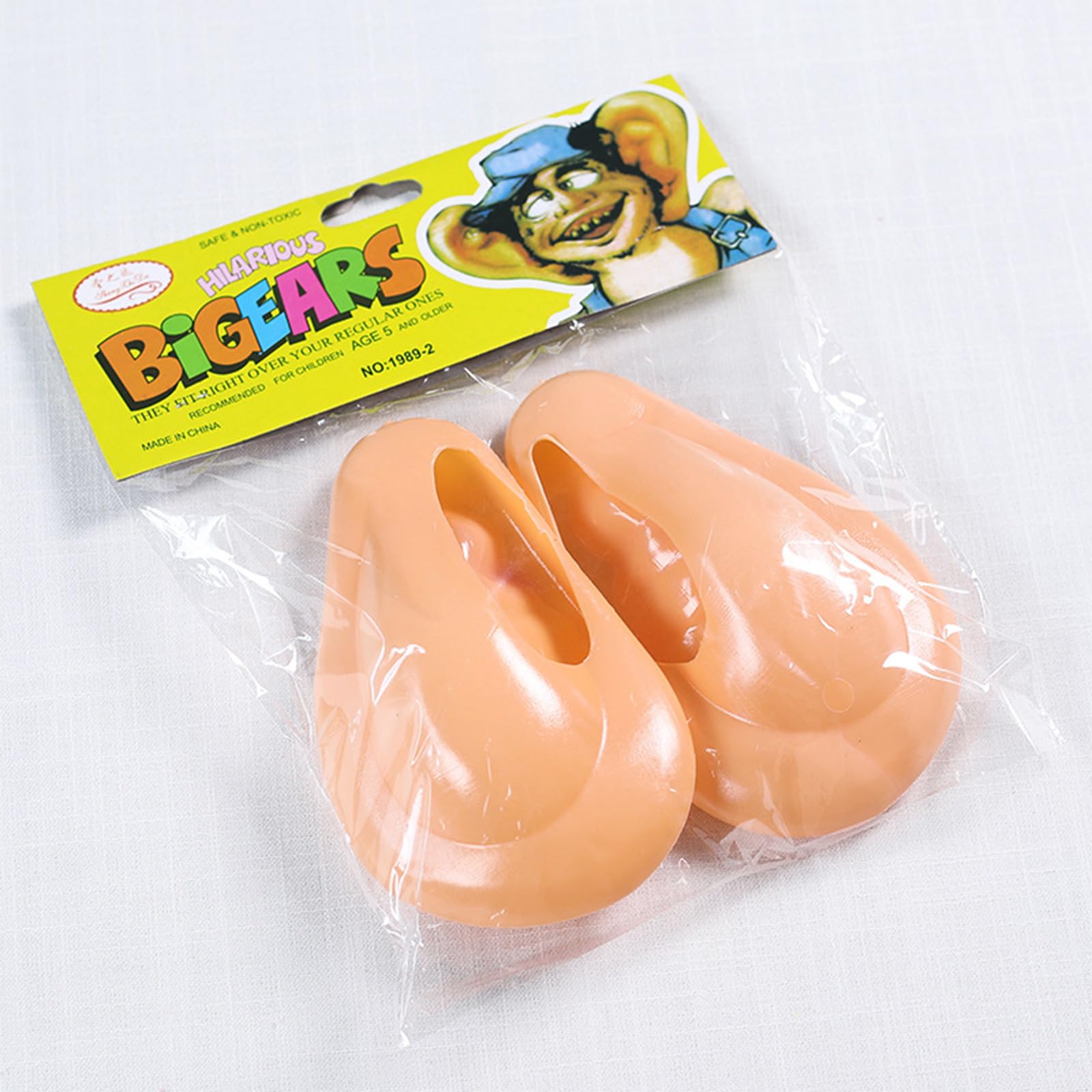 Nesthetics 1 Pair Halloween Fake Ear Pig Ear Ears Fancy Dress Party Supplies Big Pig Ears Prop Cosplay Accessory for Halloween Christmas Cosplay - Image 3