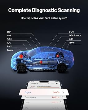 TOPDON TopScan Pro OBD2 Scanner Bluetooth Bidirectional scan with 13 Resets