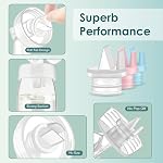 Maymom 2nd Generation Pump Valves for Spectra S1, S2 and 9 Pumps and Philips Avent Comfort Electric Breast Pump; (4 pc)