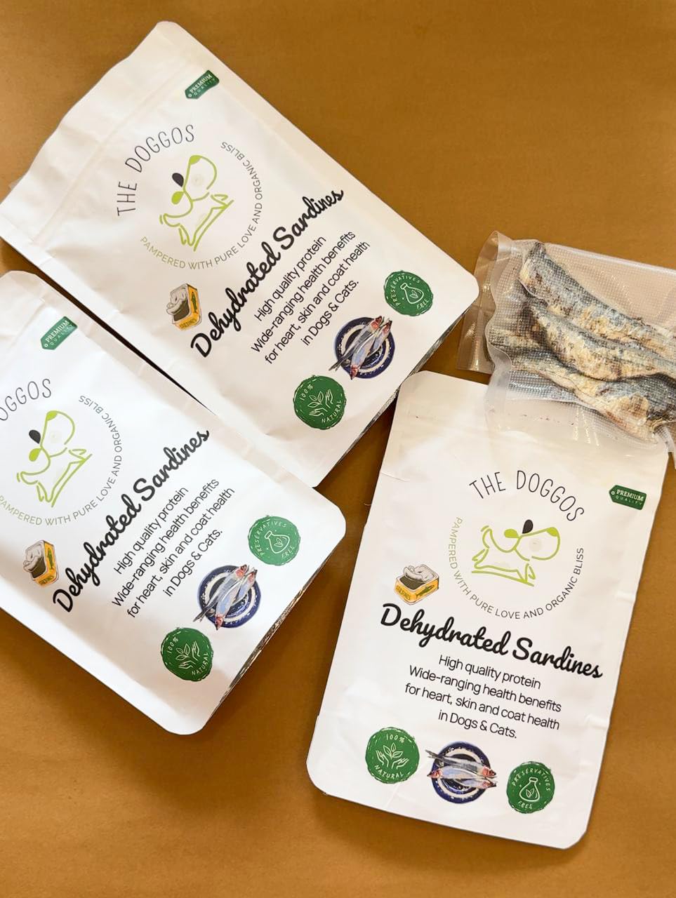 The Doggos Natural Dehydrated Sardines | 100% Natural | One Ingredient Treat | Healthy Treat for Dogs & Cats | Essential Nutrients (B0CZJMRQR1) Amazon Price History, Amazon Price Tracker