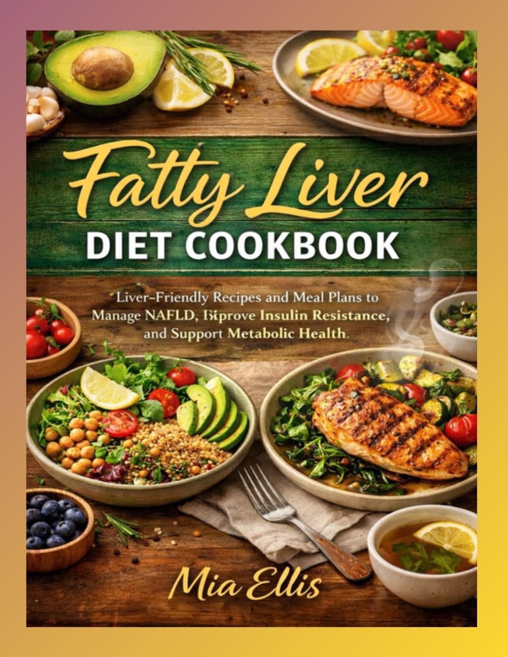 Fatty Liver Diet Cookbook: Liver-Friendly Recipes and Meal Plans to Manage NAFLD, Improve Insulin Resistance, and Support Metabolic Health