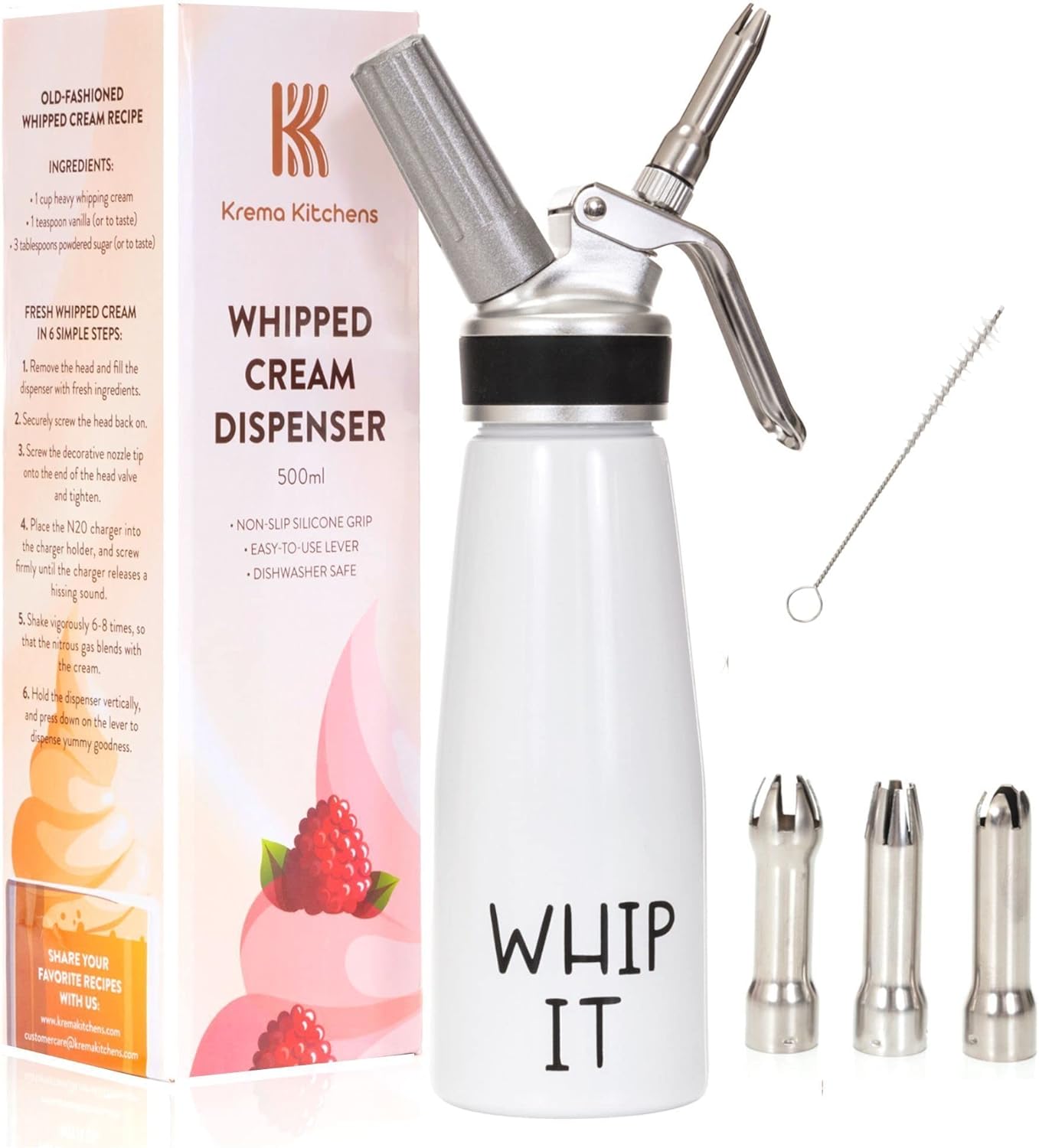Whipped Cream Dispenser Professional Whip Cream Maker