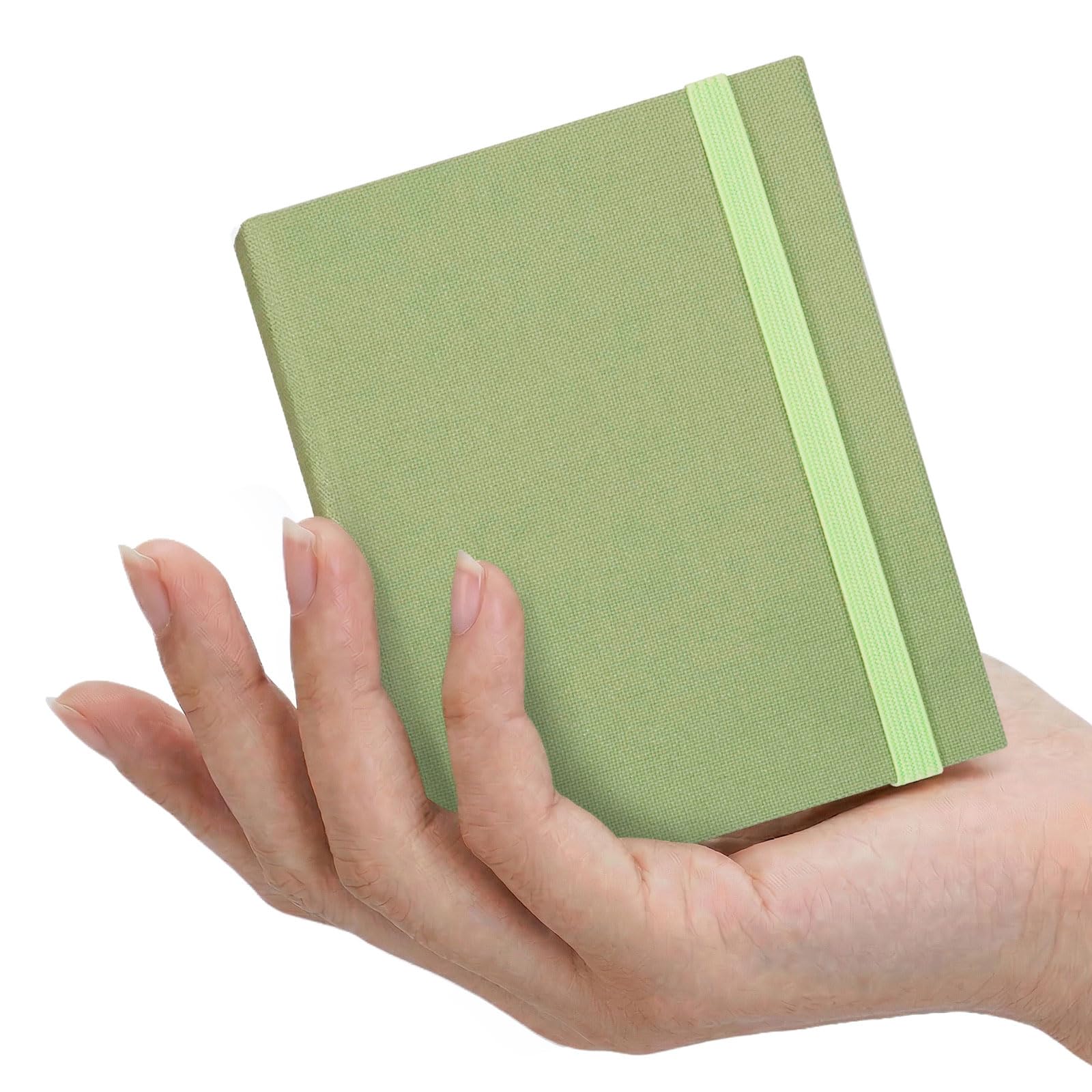 Vienrose Polaroid Photo Album Cloth Bound Photo Book for Fujifilm Instax Mini Film 6 x 9 cm Compatible with Mini 12 11 9 and Polaroid Snap PIC-300 52 Pockets Holds Up to 52 Photos, Grass Green