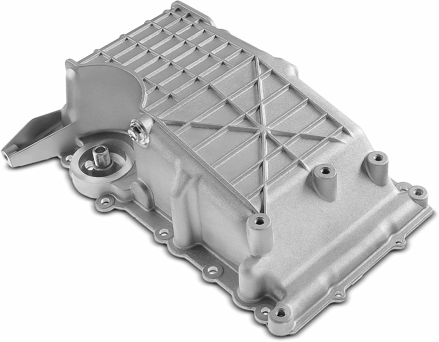 A-Premium Engine Oil Pan Sump with Drain Plug Compatible with Chrysler Concorde 1998-2004, Intrepid 1998-2004, Dodge Intrepid 1998-2004, V6 2.7L