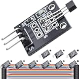 DAOKAI 10 Pcs KY-003 Hall Effect Magnetic Sensor Module 3144 Hall Effect Sensor DC 5V Unipolar for Arduino PIC AVR Smart Cars with Cable