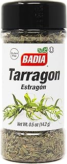 Badia Tarragon 0.5 oz – Aromatic & Sweet, French Inspired Flavor – Dried Tarragon Leaves, Gluten Free & Kosher