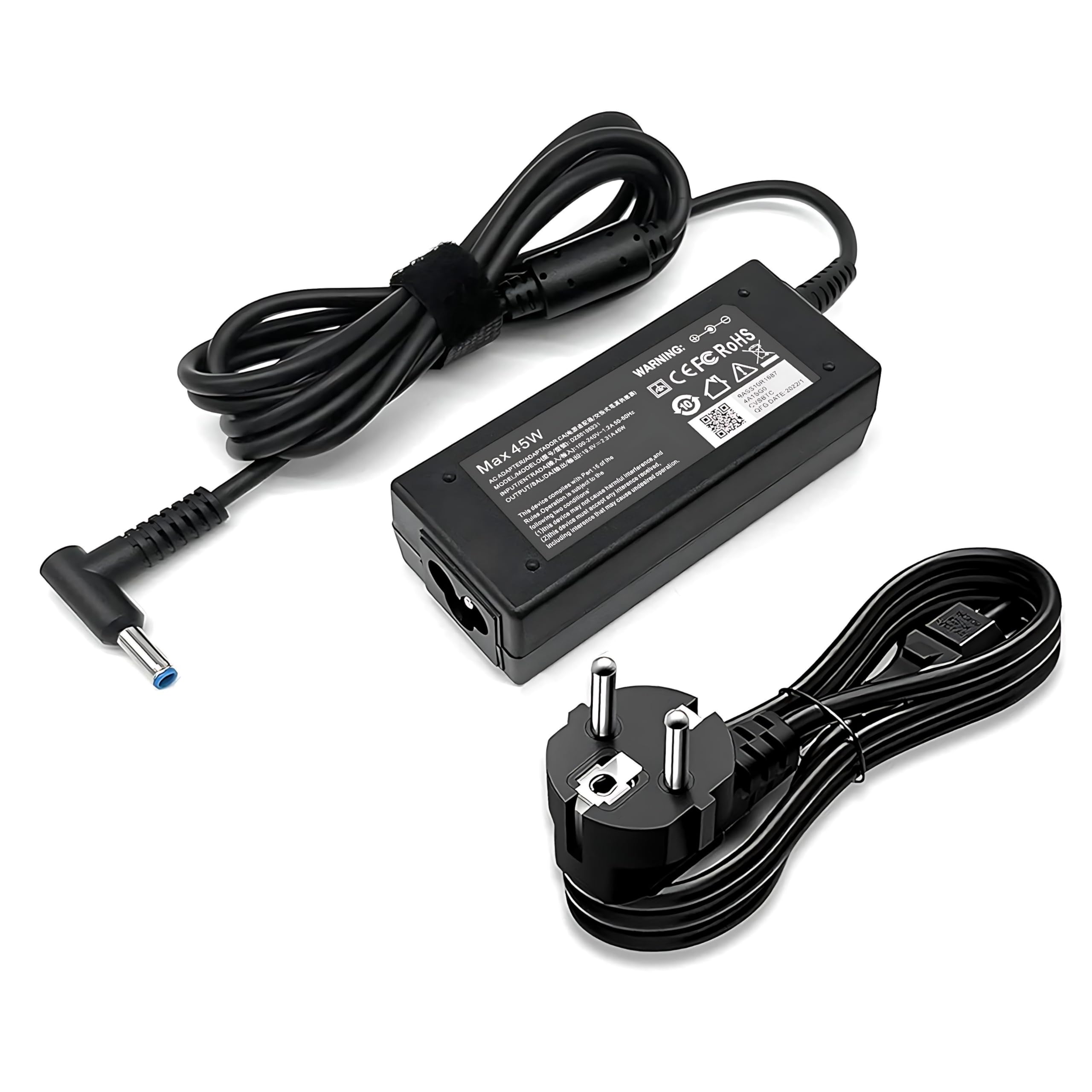 65W 45W für HP Ladekabel Laptop Ladegerät Netzteil Pavilion x360 11 13 14 15 Probook 430 450 470 250 G3 G4 G5 G6 G7 G8 Elitebook820 840 850/Notebook 15 Chromebook Zbook für HP Laptop Ladekabel