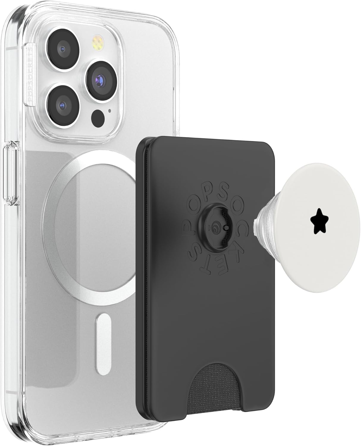 PopSockets Phone Grip - Tiny Star PopSockets PopWallet for MagSafe