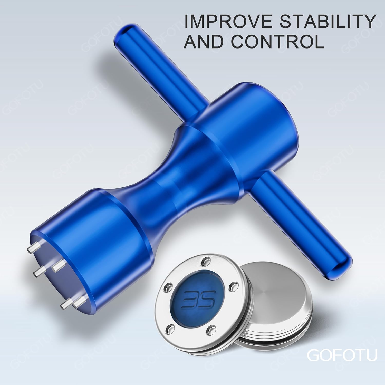 Golf Weight 2pcs 5g/10g/15g/20g/25g/30g/35g/40g Golf Weights Wrench Kit Compatible with Titleist Scotty Cameron Putter Newport (35g)