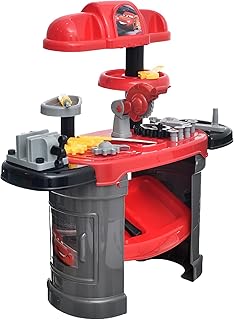 حامل ادوات سيارات للاطفال، مجموعة العاب ادوات تفاعلية مع اكسسوارات، للاعمار من 3 سنوات فما فوق