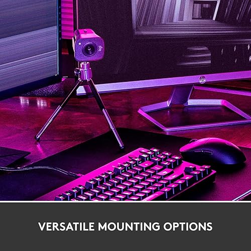 Miniatura 8 de Logitech StreamCam Plus Cámara web con soporte para trípode (grafito), 1080p