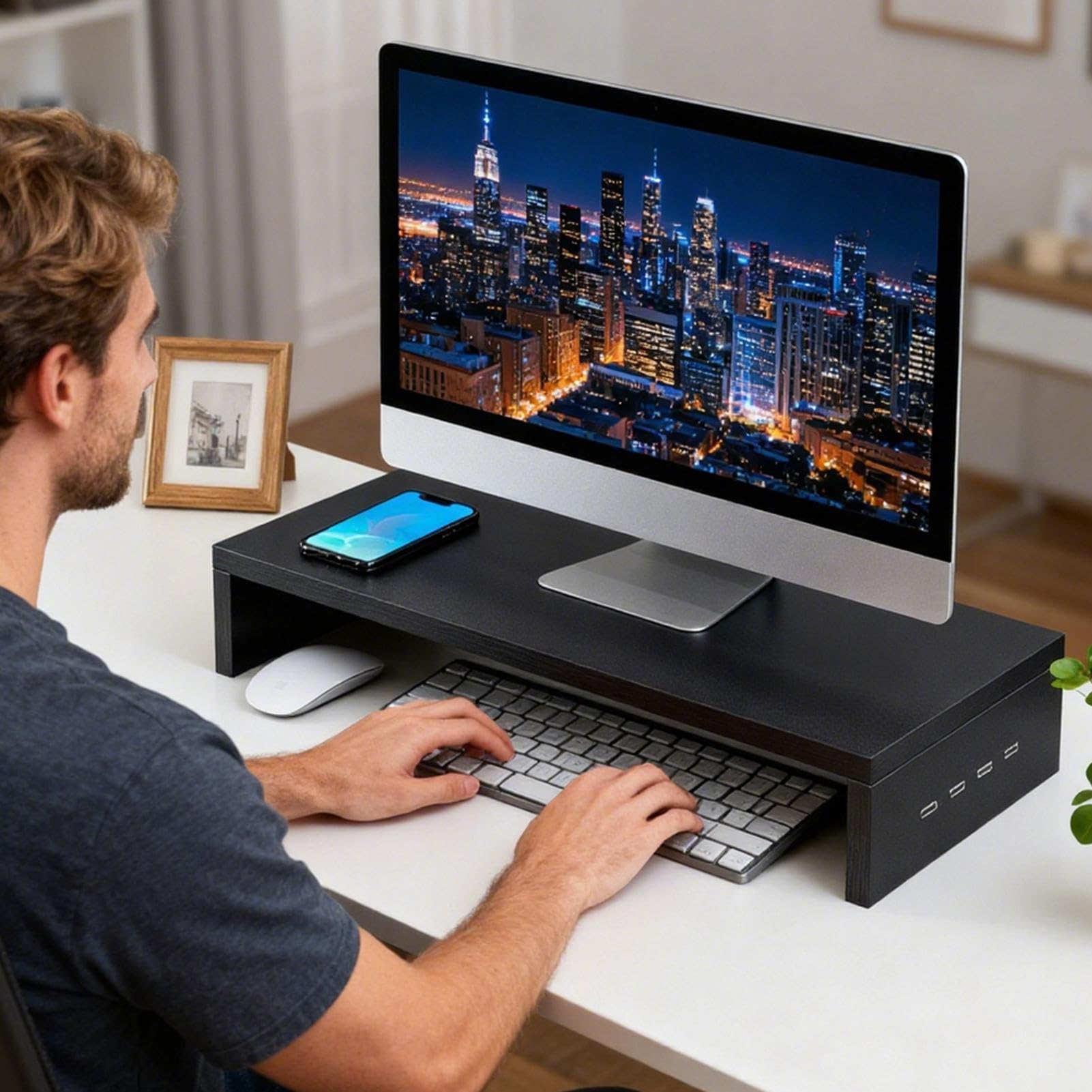 monitor biurko – podwy?szacz pó?ki wentylacyjnej – monitor | biurkowy pó?ka laptopa, do drukarki ekranowej, artyku?y pa, akcesoria cyfrowe, klawiatura, dom, biuro