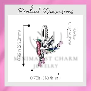 CRISNATA 925 Sterling Silver Animal Charms - Cute Rabbit, Owl, Unicorn Beads For European Bracelets, Gift