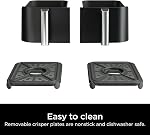 Ninja Foodi DZ090C 5-in-1, 6-qt. 2-Basket Air Fryer with DualZone Technology, Black