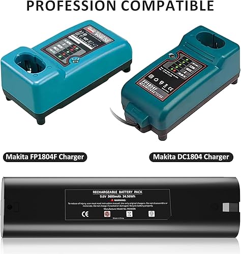 Miniatura 7 de Paquete de 2 actualizaciones a 3600mAh 9000 repuesto para makita 9.6 V batería compatible con makita 9.6V batería Ni-Mh compatible con 9000 9033