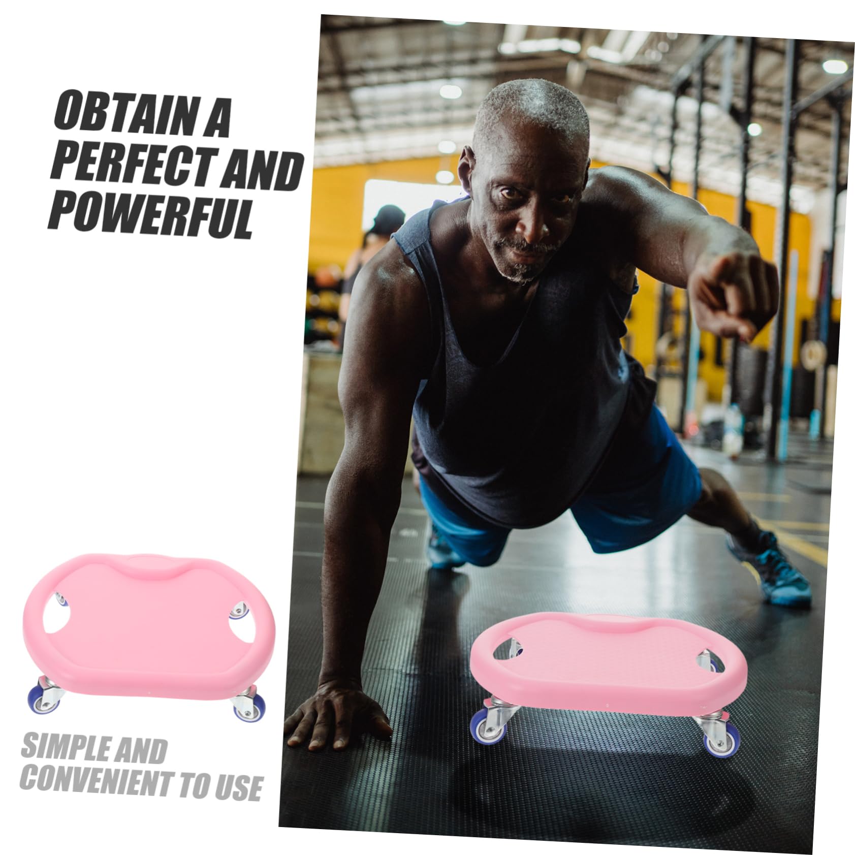 1juego Discos De Entrenamiento Abdominales para Fitness Ejercicios Deslizantes para Cuerpo Completo Equipo Portátil para Incluye Alfombrilla para Rodillas