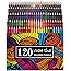 120 Colored Pencils - Premium Soft Core 120 Unique Colors No Duplicates Color Pencil Set for Adult Coloring Books, Artist Dra