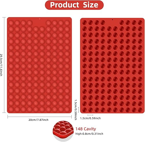 Vista 21 de 2 moldes de silicona, moldes de golosinas para perros, para hornear, moldes antiadherentes para huesos de perro para chocolate, dulces, pudín