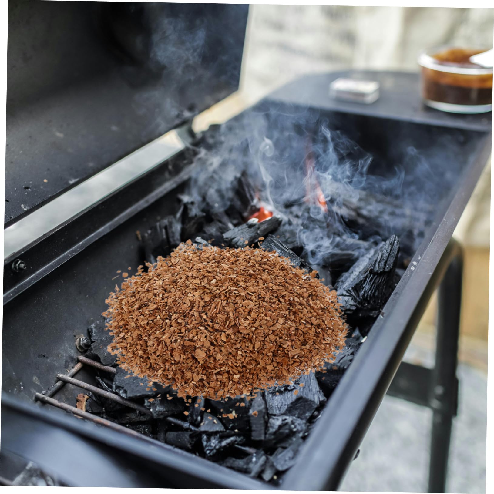 Apfelholz Räucherchips 1 Beutel zum Räuchern und Grillen