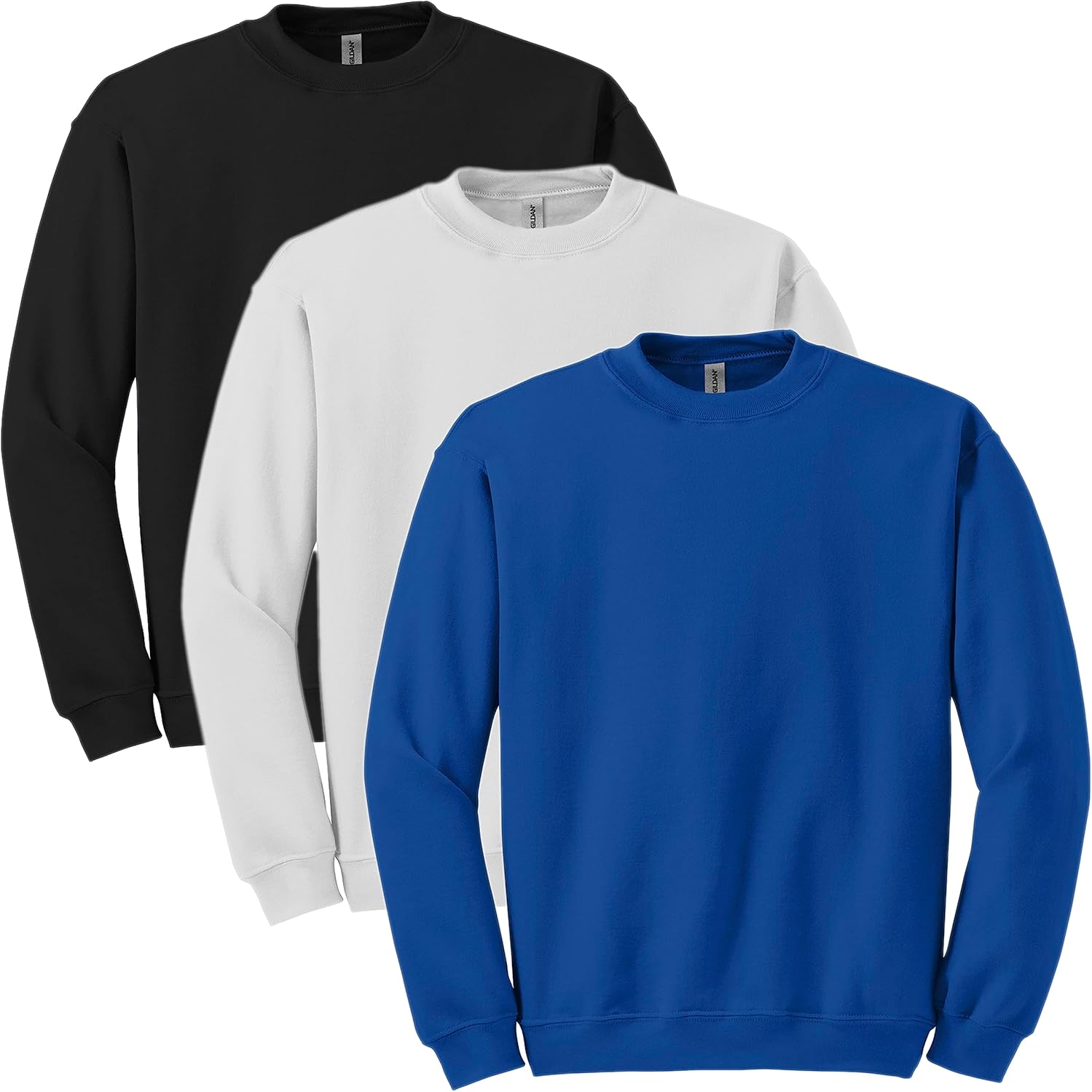 Gildan Men's Heavy Blend Crewneck Waistband Sweatshirt
