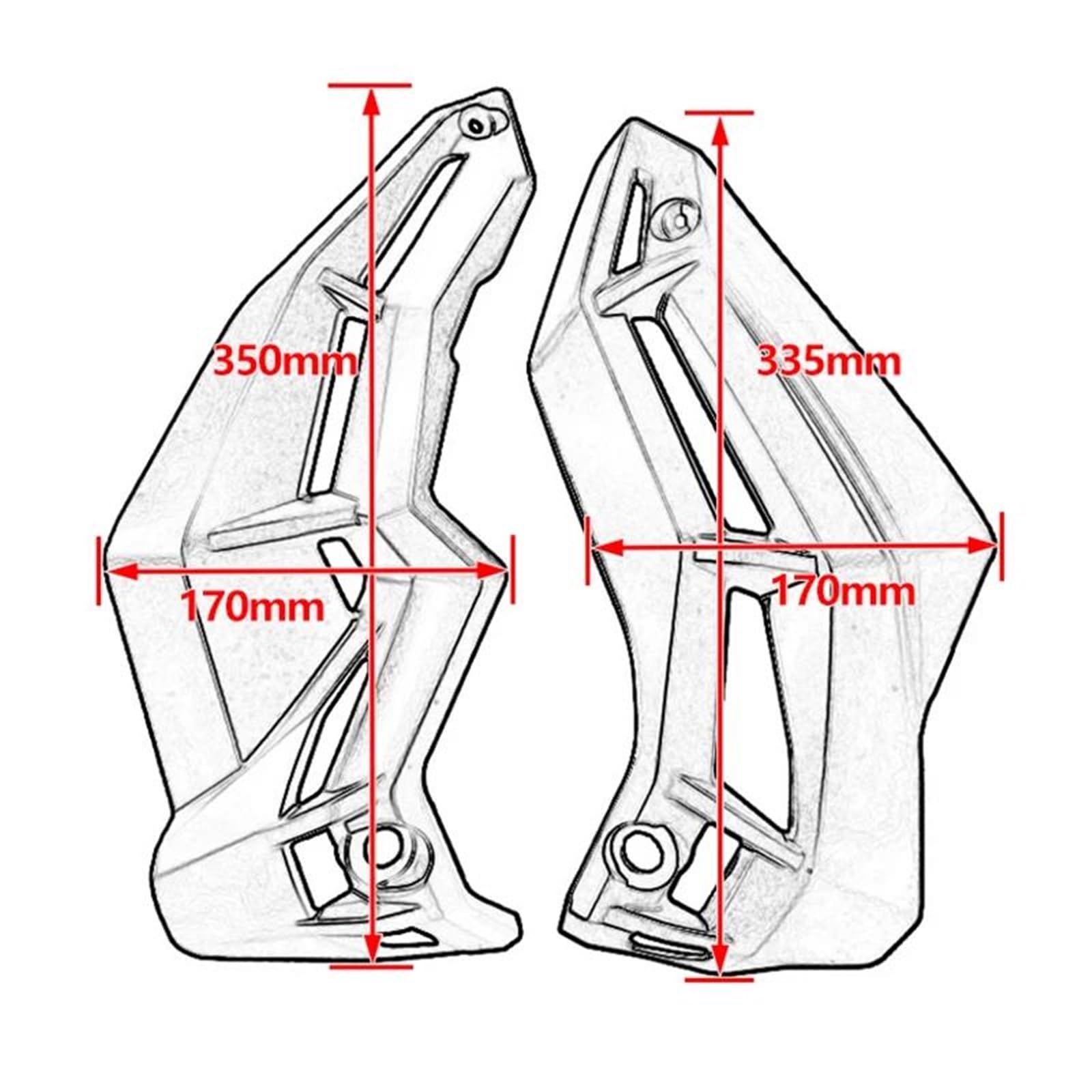 kit de carénage Protection du Panneau Inférieur du Moteur De La Moto pour Z900 2017 2018 2019, Couvercle De Spoiler, Accessoires(Carbon Look)