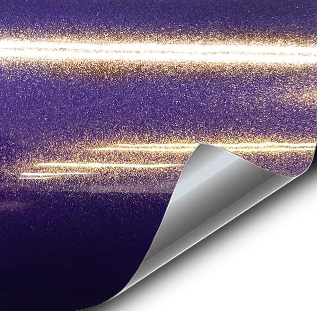VViViD+ Gloss Galaxy Purple Premium Vinyl Wrap Film (1ft x 5ft)