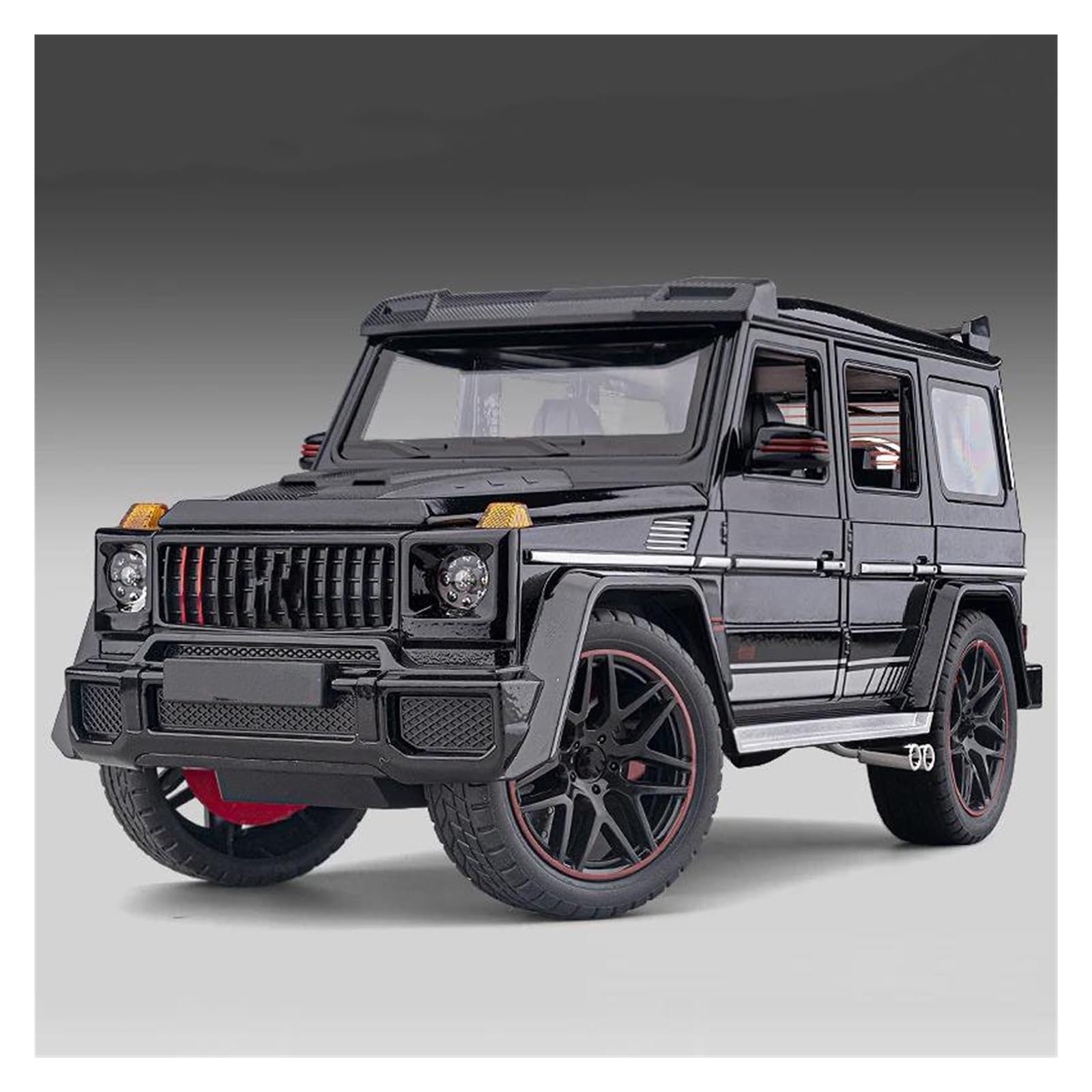 AUDSNI Die-Cast Diecast Car Model 1:18 For BRABUS G800 Car Collectible Alloy Diecast Models(Black)