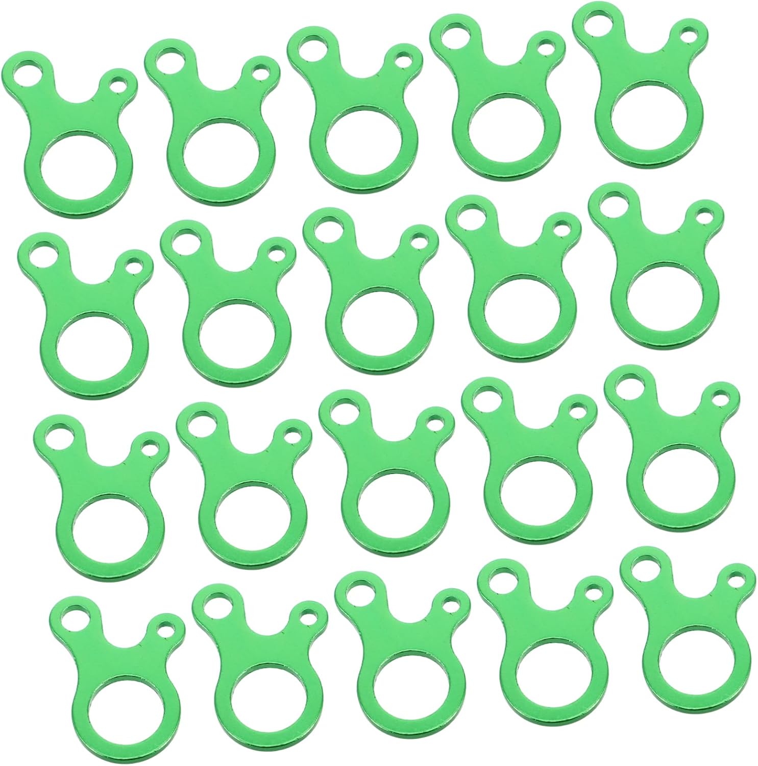 BESPORTBLE 20pcs Practical Tent Cord Adjuster Tensioners Wind Rope Buckle for Guyline Rope Tightener for Camping and Hiking