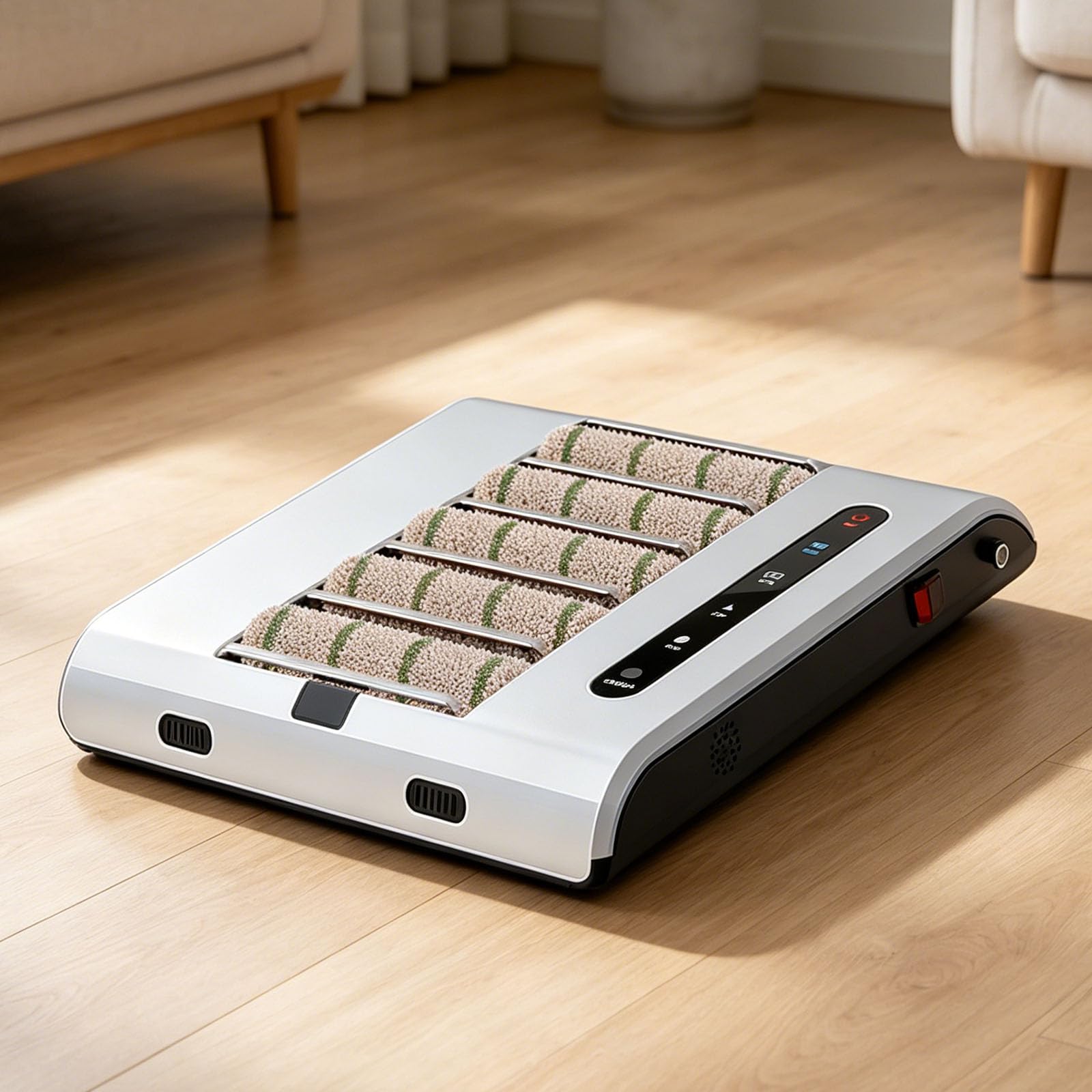 Machine de nettoyage de semelles automatique rechargeable 500 tr/min