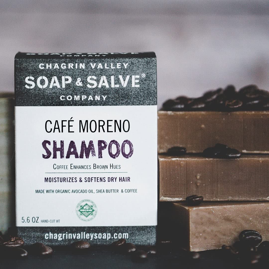 Chagrin Valley Soap & SalveOrganic Natural Shampoo Bar (Cafe Moreno, 1 Bar)