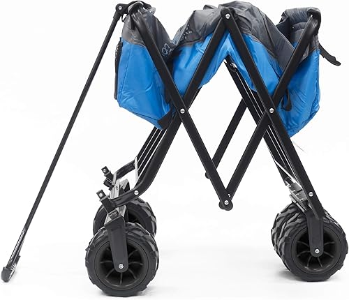 Miniatura 2 de Carro creativo para exteriores para niños, capacidad de peso de 200 libras, carrito plegable y portátil todo terreno, playa, parque, jardín, camping