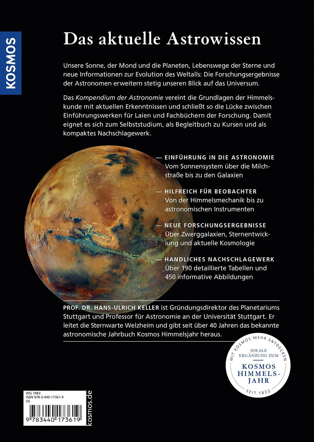 Kompendium der Astronomie: Einführung in die Wissenschaft vom Universum - 7. Auflage, aktualisiert und erweitert