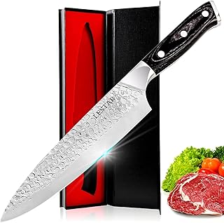 Chef Knife - Leking German EN1.4116 High Carbon Stainless Steel 8 Inch Professional Chef’s Knife with Ergonomic Handle in ...