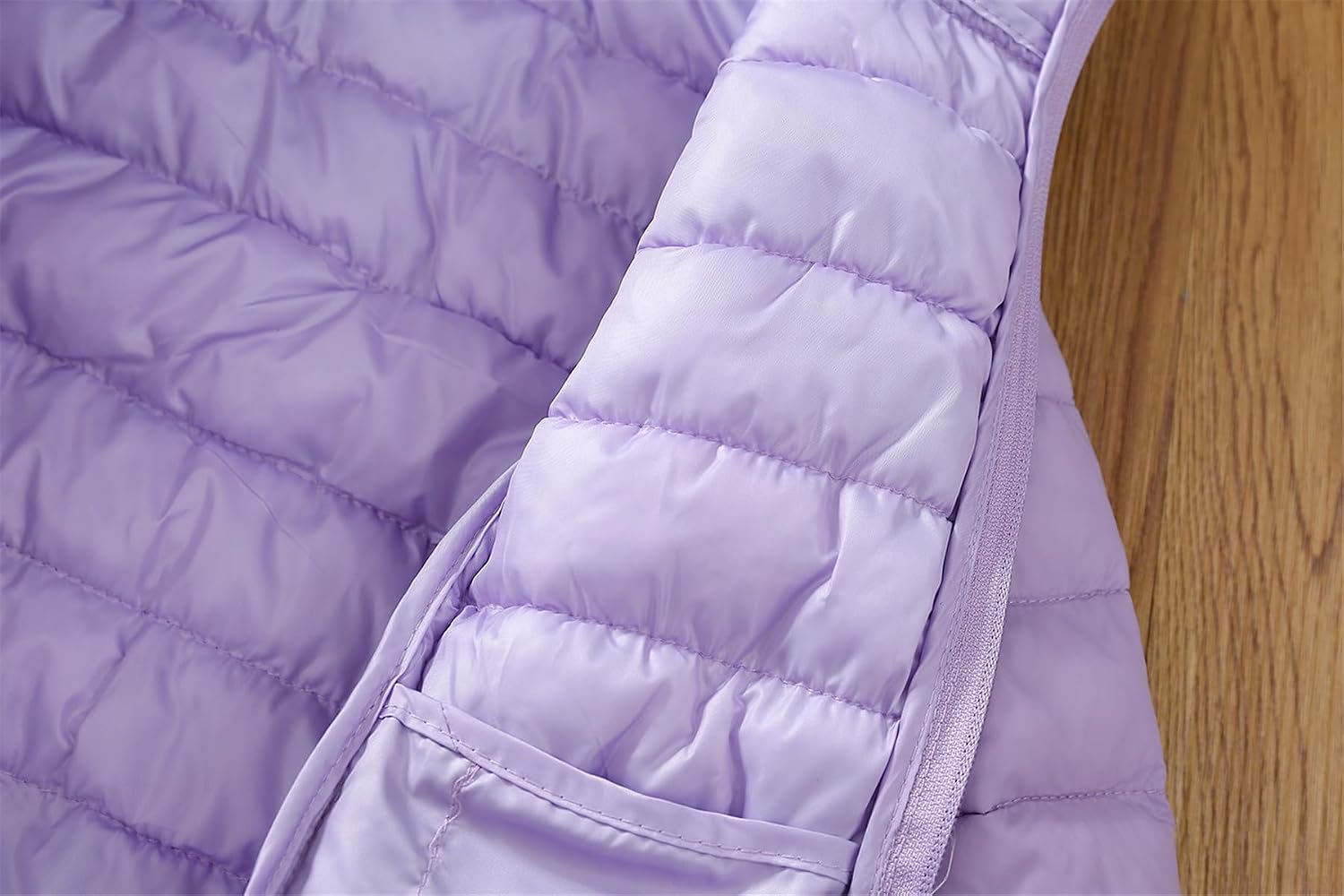 Little Girls Winter Warm Jacket Softshell Light Weight Soild Hoodie Puffer Down Coat Outwear