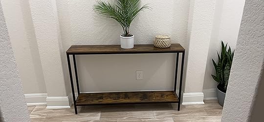 Amazon.com: Sofa Tables Narrow Long – Thin Slim Narrow Entryway Table ...