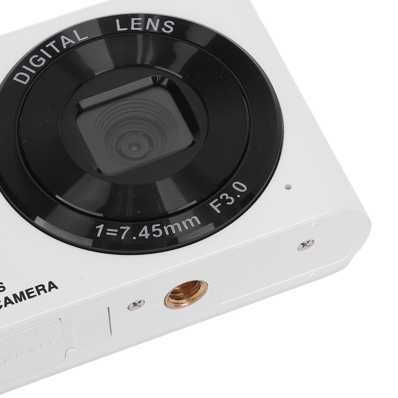 Aparat Cyfrowy 4k 50MP, 4k Kamera do Vlogowania z 2,8-calowym Ekranem LCD, 16-krotnym Zoomem Cyfrowym, Kompaktowym Aparatem Retro z funkcją Anti Shake Autofocus i lampą błyskową