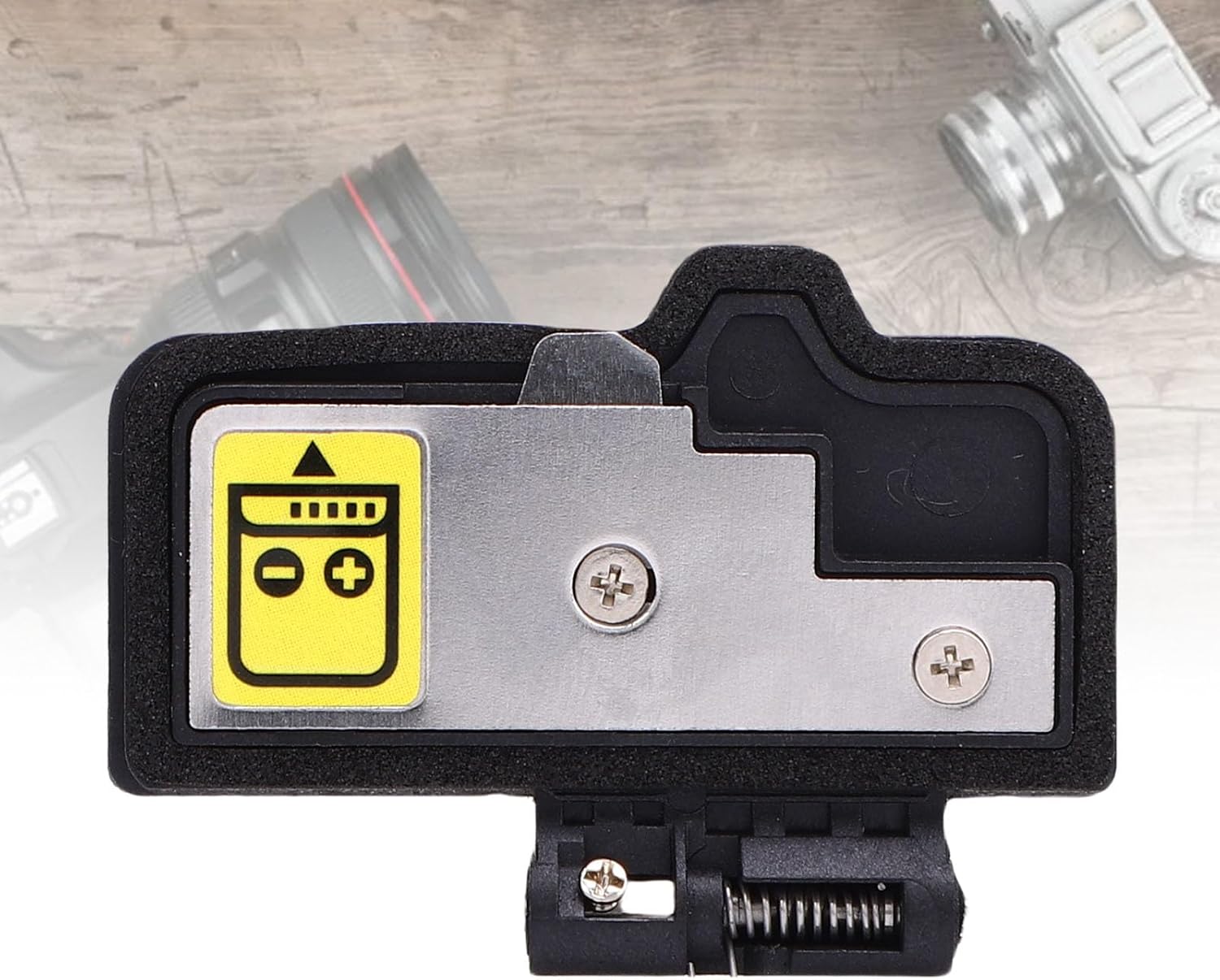 Battery Door Cover, Replacement Battery Lid Cap for Compatible Camera Models, High Grade ABS Material and Aluminum Alloy, Compact Lightweight Design