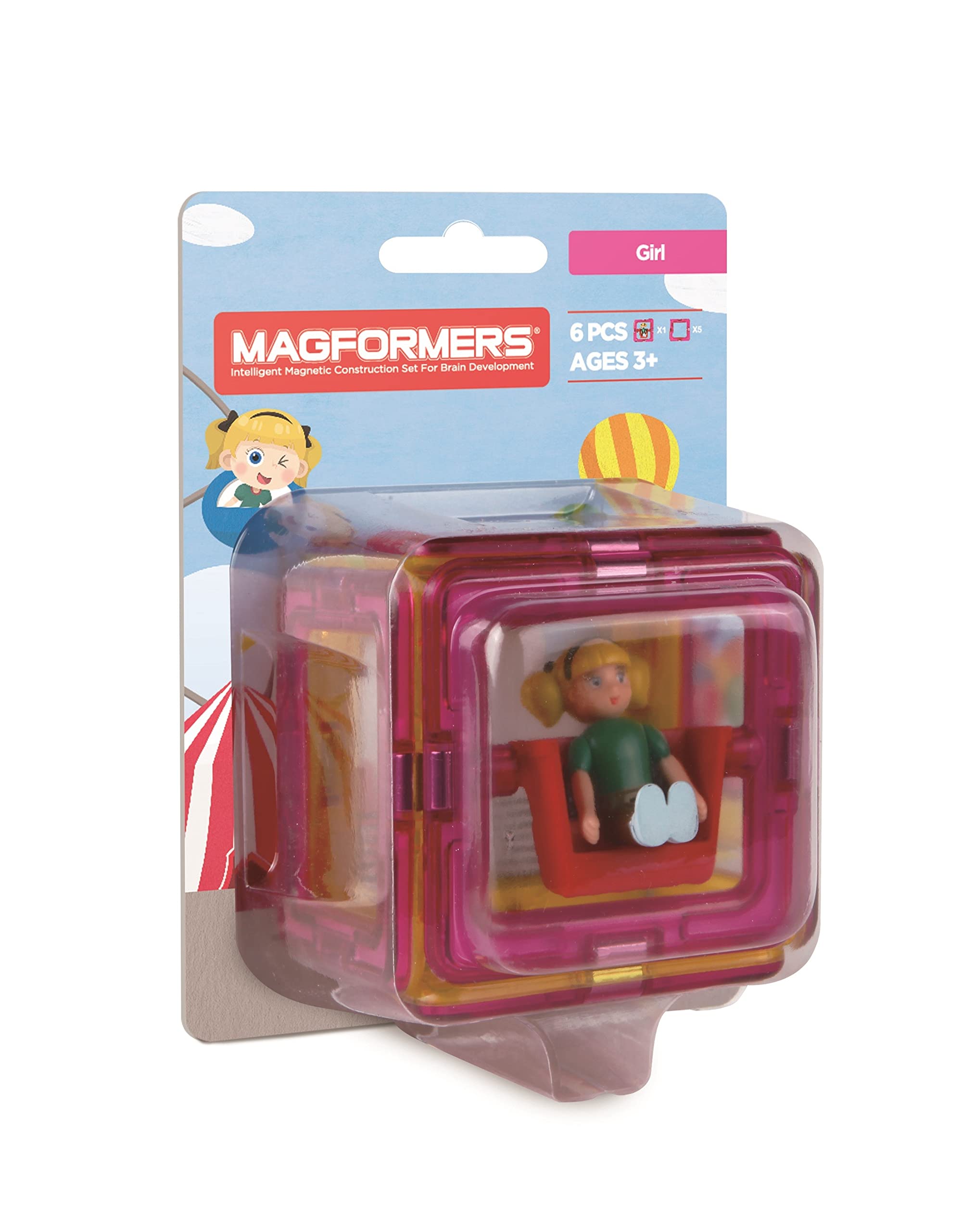 Unbekannt Magformers 278 – Figure Plus Girl Set of 6