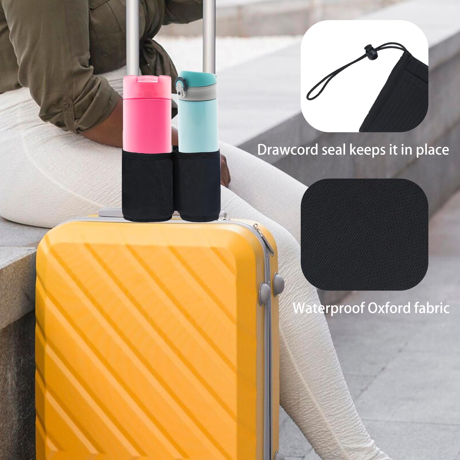 Portabicchieri da viaggio per bagagli Borsa portaoggetti per