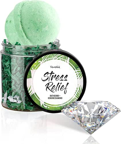 ForeverWick Stress Relief & Diamond, Lemongrass and Jasmine Bath Bomb