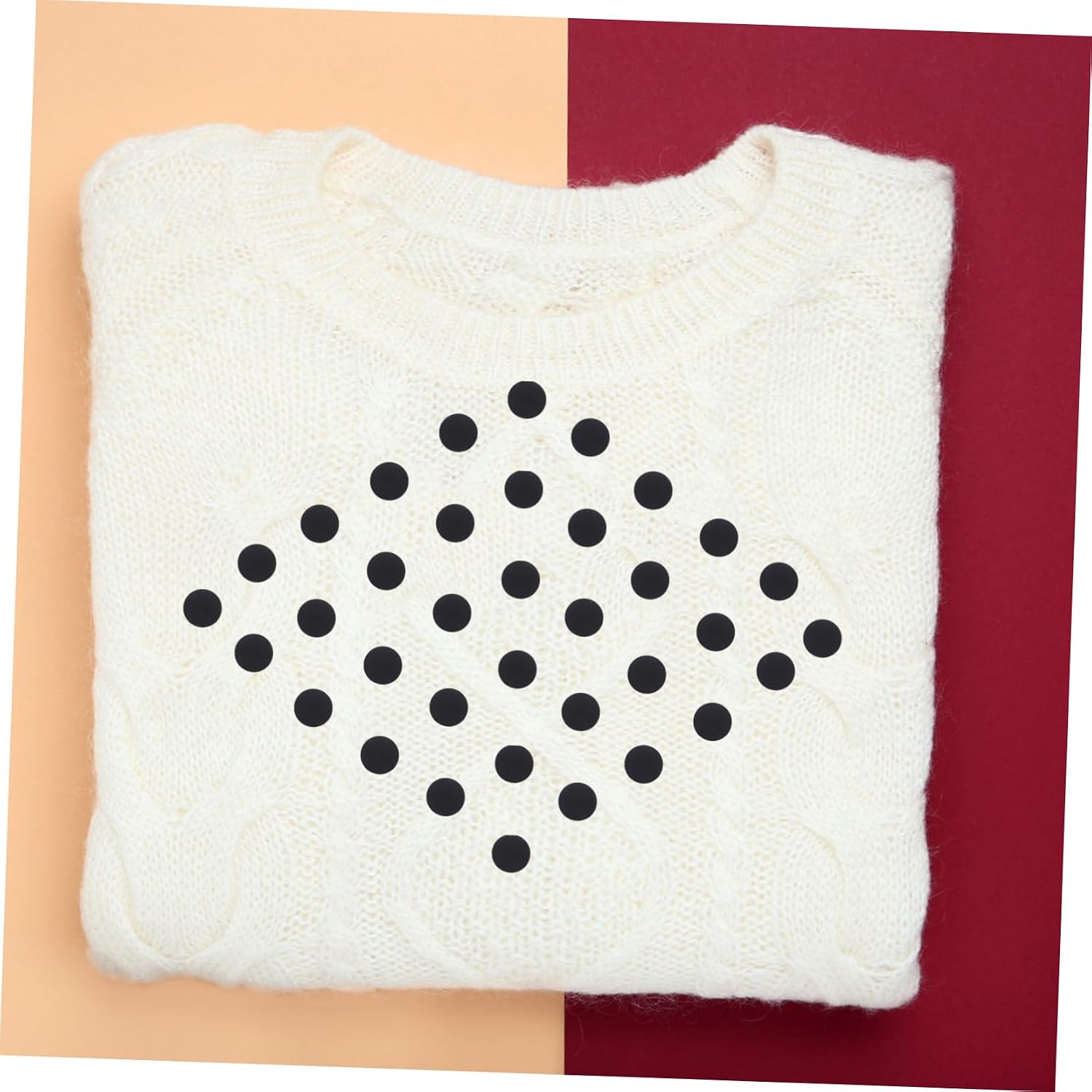 500pcs Adhesive Felt Circles for Crafting Self-Adhesive Decorative Felt Stickers for Clothing and Accessories for Use