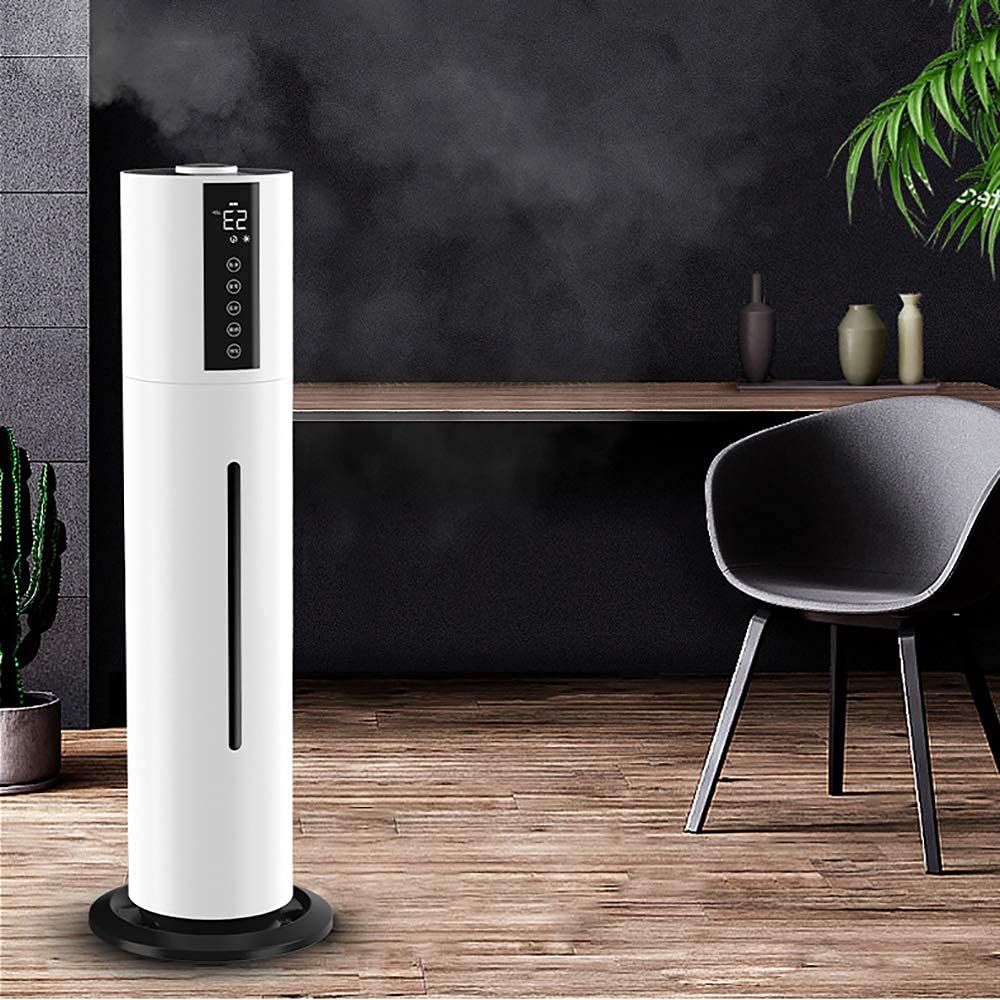 Umidificatori per camera da letto, Umidificatore Tipo pavimento domestico Aggiungi acqua Camera da letto di grande capacità Ufficio Umidità costante intelligente Uso continuo silenzioso Mancanza d'a