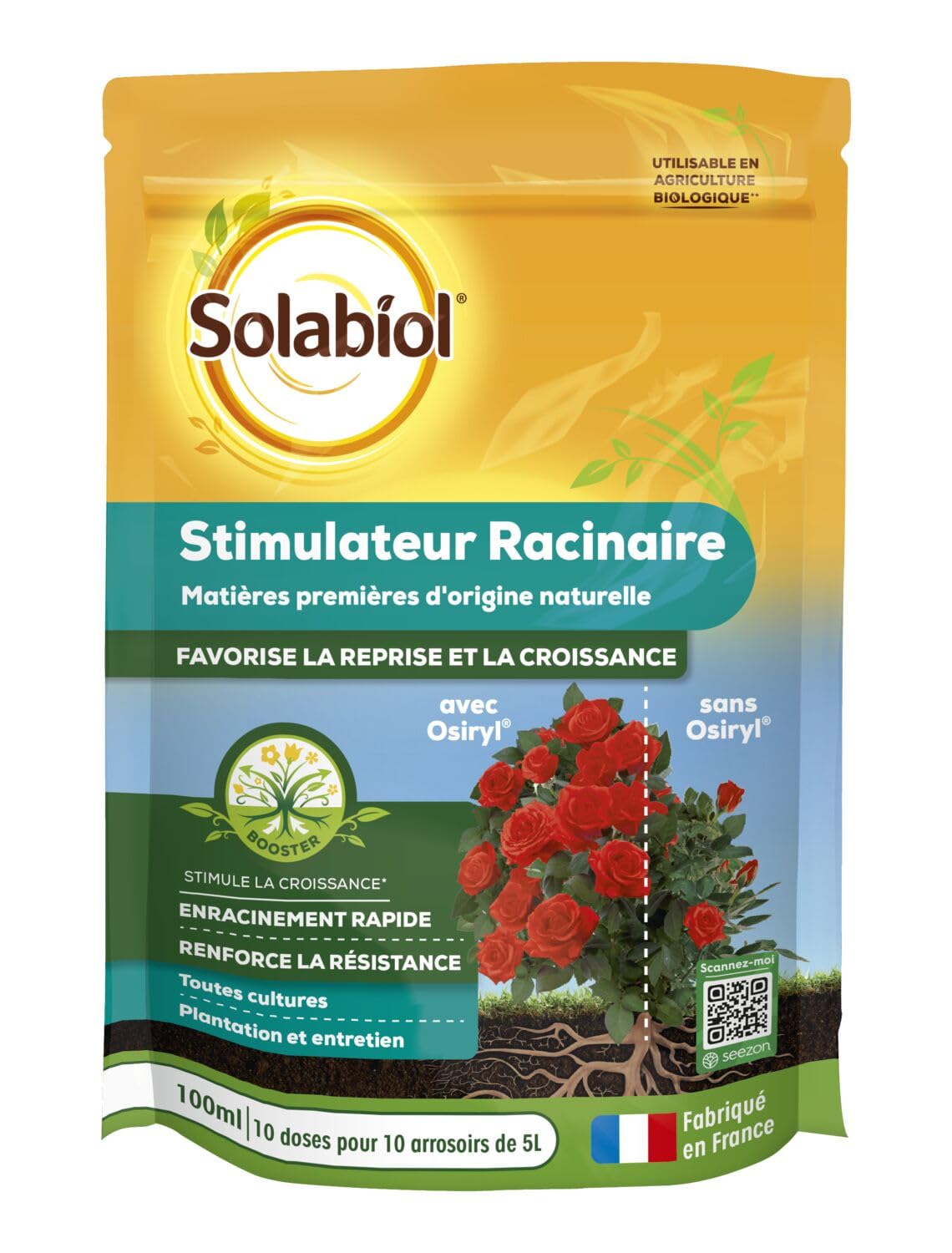 Stimulateur racinaire Osiryl au jardin pour réussir vos plantations de fleurs et légumes