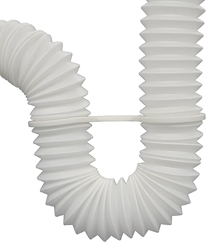 Miniatura 5 de Trampa P de perfil bajo, extensible y flexible, drenaje de fregadero de doble tazón, trampa P con adaptador de 1-12 a 1-14