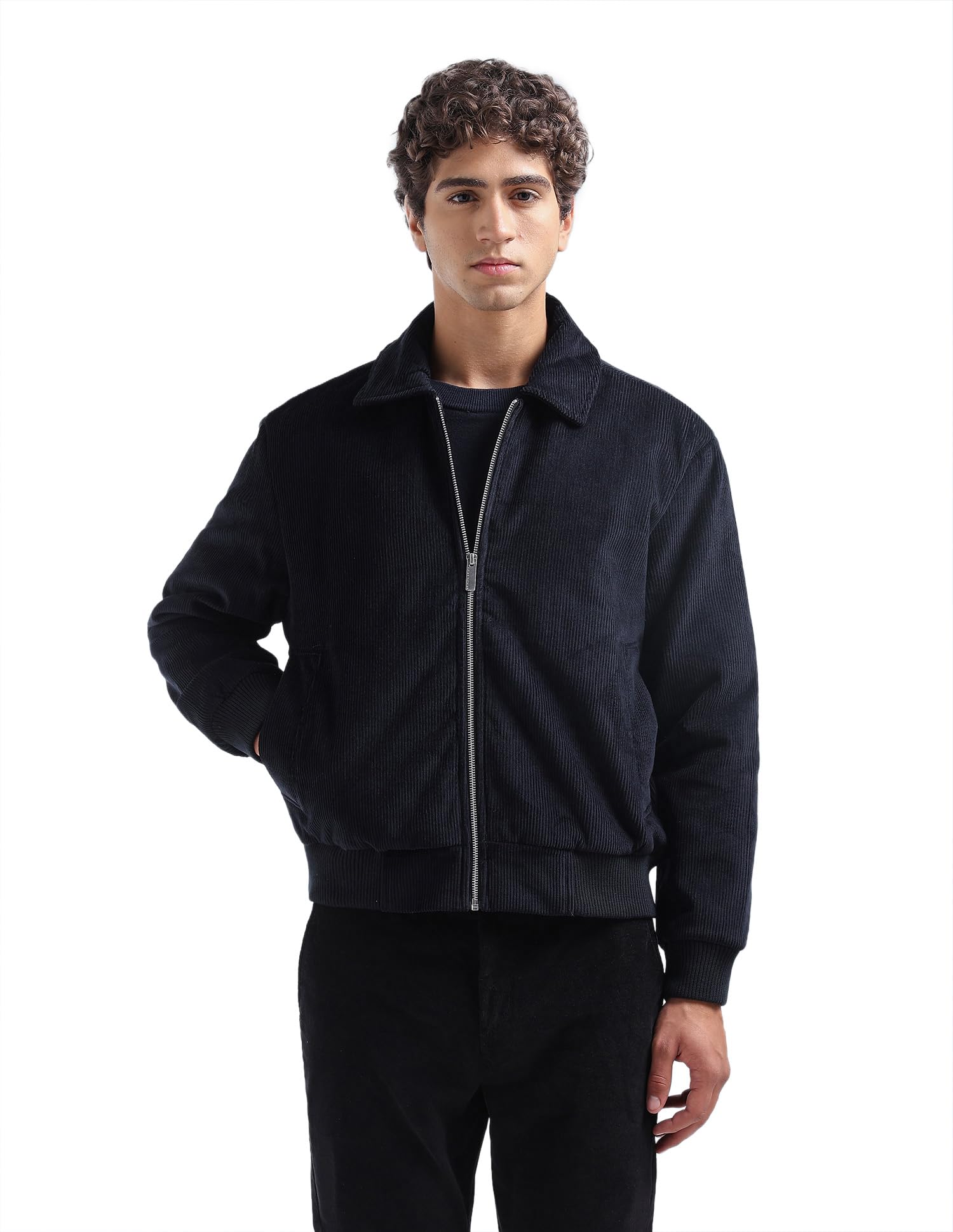 Solid Relaxed Fit Casual Jacket-image-36
