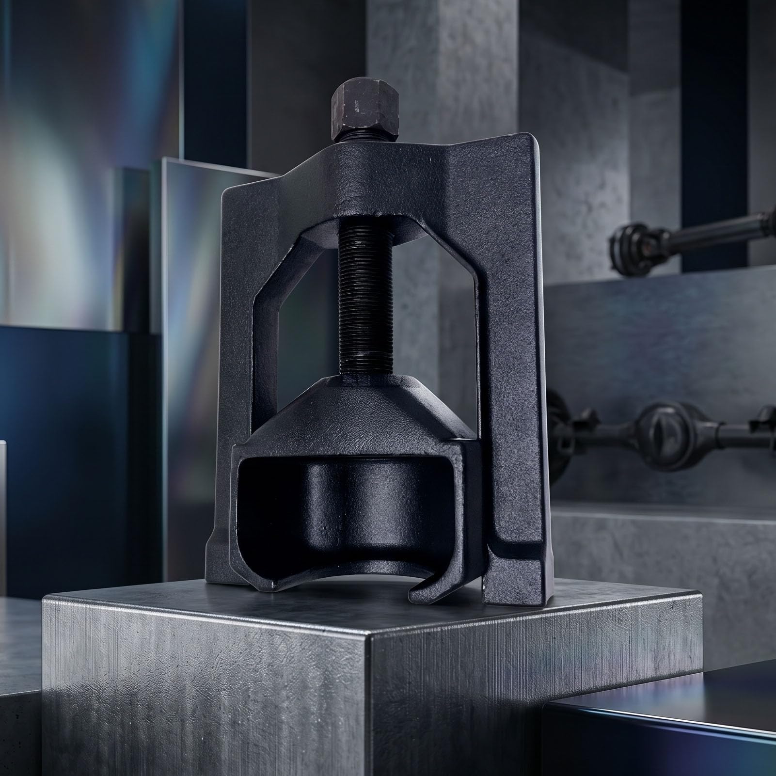 aqxreight Estrattore per U Joint Heavy Duty 6-8 Class, Attrezzo per Rimozione Giunto Cardanico con Leva, per Estrazione Snodo Sferico e Tirante Sterzo Auto (VT17165)